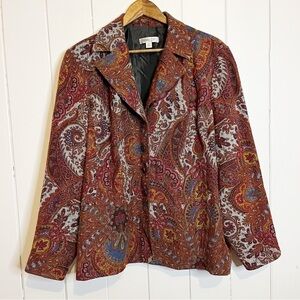 Coldwater Creek Tapestry Like Couch Jacket. Size 2X.